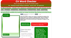 Desktop Screenshot of cvwordchecker.com